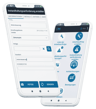 Zugriff auf Ihr cmms über Ihr Smartphone oder Tablet