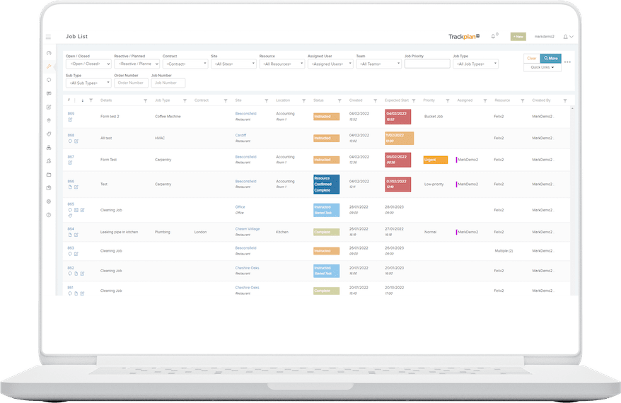 eine echte Gesundheitsakte über Ihre Gebäude und Vermögenswerte führen
